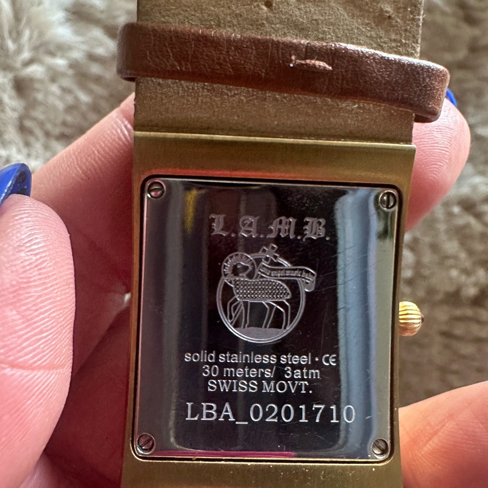 Beautiful L.A.M.B watch genuine leather. - Picture 2 of 8